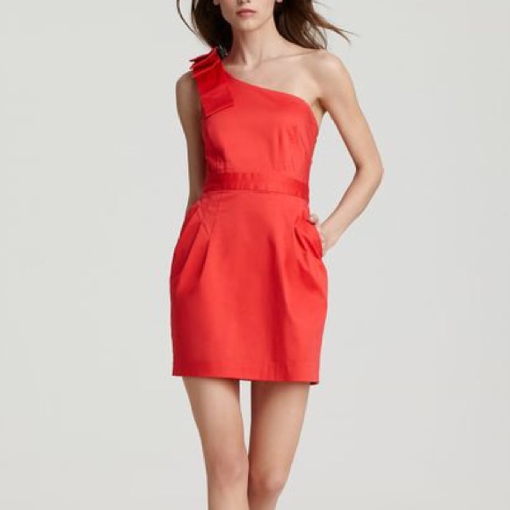 NWT French Connection One-Shoulder Dress